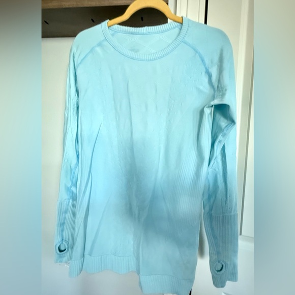 Lululemon light Blue Women's Sweater - Picture 3 of 3